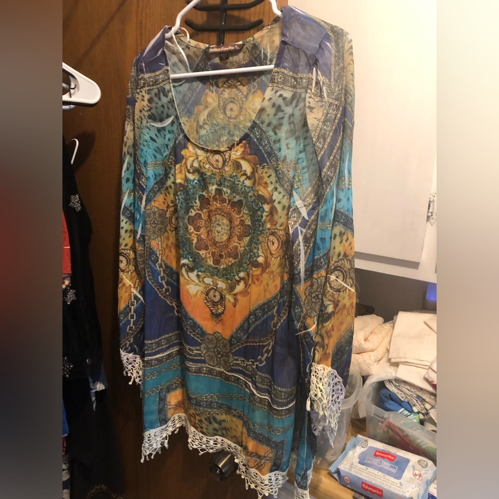 Mushka by Sienna Rose, Inc. Sheer Sublimation Top - 685 $30 or $25 w/offer